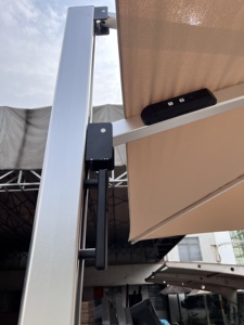 <span class=keywords><strong>Parasol</strong></span> romain d'extérieur, grand <span class=keywords><strong>parasol</strong></span> <span class=keywords><strong>carré</strong></span> à bras <span class=keywords><strong>déporté</strong></span>, structure en aluminium, imperméable, protection solaire pour jardin, café, hôtel - Product Image 4