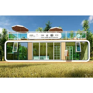 Casas pequeñas prefabricadas personalizadas al por mayor, cabina de manzana, contenedor de Casa de 40 pies, casas prefabricadas de lujo para Bulgaria - Product Image 2