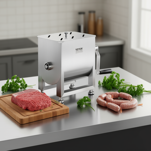 Mezcladora manual de carne Vevor de 15 lb de capacidad, de acero inoxidable, para uso doméstico. - Product Image 2