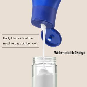 Botellas Cosméticas de Plástico Personalizadas al por Mayor para 15ml 30ml 50ml 80ml 100ml 120ml, Botellas Airless con Bomba para Loción, Impresión Serigráfica - Product Image 4