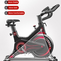 Vélo de spinning commercial avec système de contrôle magnétique silencieux et protection double pour la machine de cyclisme