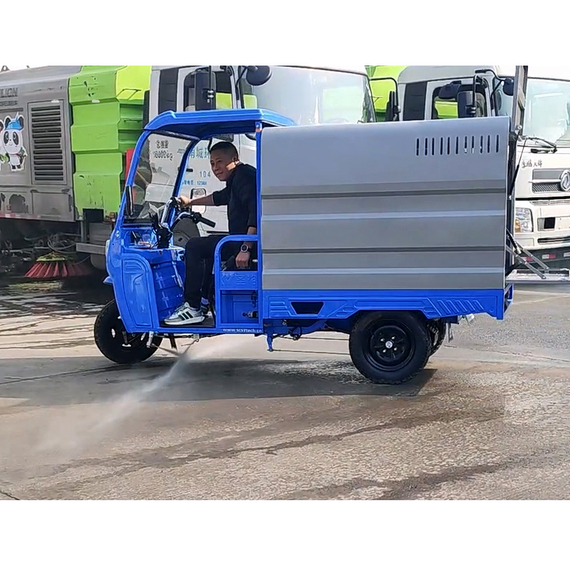 Electric Tricycle High pressure Cleaning Truck