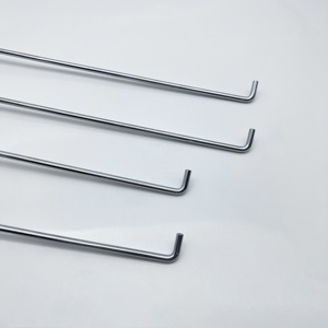 [MSMX] Móc Trưng Bày Siêu Thị Mạ Crôm Kim Loại 250Mm Cho Bảng Điều Khiển - Product Image 6