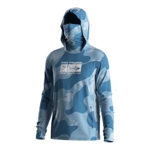 Sudadera de Pesca Profesional para Hombre con Máscara Facial Integrada UPF50+ y Tejido Transpirable de Secado Rápido para Uso Durante Todo el Día - Product Image 1