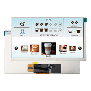 Thông thường màu đen 7.0 inch giao diện mipi 31pins TFT IPS LCD module tùy chọn màn hình cảm ứng 1024*600 hiển thị công nghiệp 400cd/m2 - Product Image 1