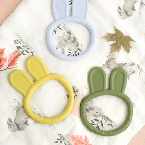 Mordedores de silicona al por mayor para bebés, sonajeros de silicona, juguetes de dentición para bebés - Product Image 6