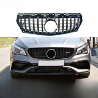 Mercedes-Benz Classe CLA W117 Calandre GT Barre verticale à barre unique Modification ABS Nouvel état Montage universel 2012-2020