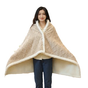 100% Polyester Jacquard <span class=keywords><strong>Sherpa</strong></span> Chăn Nhà Nhà Nhà Máy Bán Buôn Đa-Chức Năng Ấm Văn Phòng Chăn Cho Rắn Dệt Kim Kích Thước Mùa Đông - Product Image 5