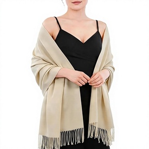 Classic Women Long <b>Shawl</b> <b>Wrap</b> With Tassel Fringe Soft Shoulder Scarf For Evening And Special Occasions - Product Image 1