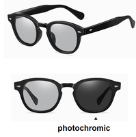 Lunettes de soleil photochromiques bifocales pour femmes, verres bleus, monture pour hommes et femmes