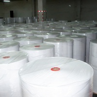 Autocollants personnalisés autocollants thermiques directes, étiquettes géantes pour l'expédition, papier couché supérieur en rouleau géant