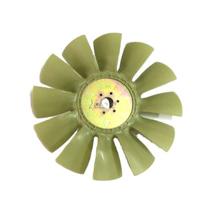 Fabrieksdirect levering 6D102 dieselmotor ventilatorblad voor rupskraan, zilverkleurig, 100% nieuw - Product Image 2