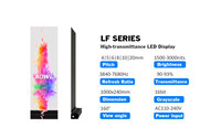 Led Transparent P3.91 P6.25 P8 P10 Holographique LED Film Écran Flexible Cristal LED Publicité Fenêtre Écran Cristal Affichage