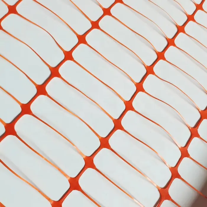 orange plastic safety mesh fence Malla de seguridad REDLINE 50 yd x 1 m. Naranja