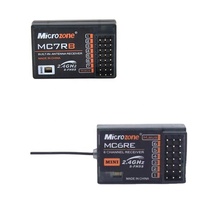 Télécommande MicroZone MC6C pour avion modèle avec récepteur 2.4G pour avion à aile fixe SU27 via la machine à 4 axes KT Board