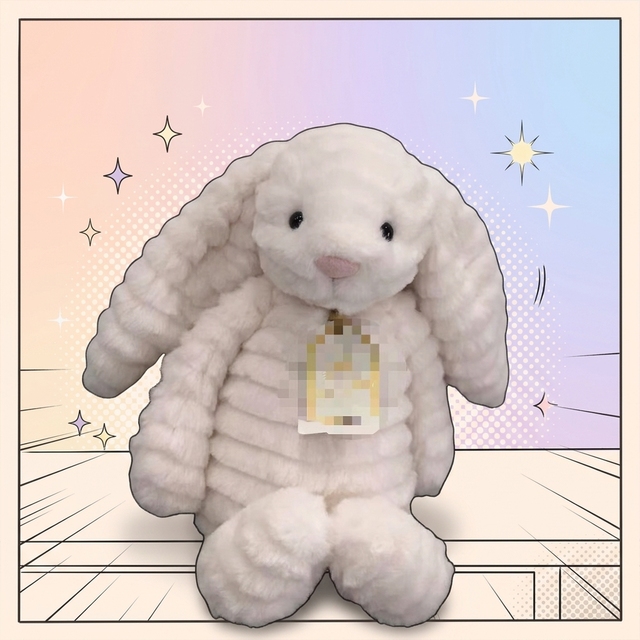 High Version JC Premium Shy Nippers Juniper Bunny Super Soft Plush Toy PP Cotton Comforter Soothing Companion Birthday Gift Low
