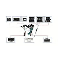 Pemutar Multimedia Radio mobil 2 Din Android, Aksesori Universal kabel colokan konektor adaptor kawat Untuk BENZ