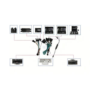 安卓2 Din车载收音机多媒体播放器通用配件电线适配器连接器奔驰线束插头电缆 - Product Image 1