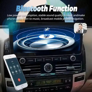 Écran tactile capacitif 12,3 pouces Android 15 pour autoradio de tableau de bord Prado 120 2002-2009 Lexus GX470 CarPlay Multimédia GPS - Product Image 5