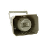 Sistema de PA para Exteriores con Clasificación IP65, Altavoz de Bocina de Largo Alcance de 80 W, Plástico, Amplio Rango de Frecuencia, Profesional, para Transmisiones y Llamadas
