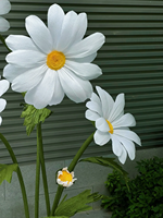 Fleur géante en papier crépon blanc surdimensionnée, faite à la main, pour décoration florale stéréoscopique, idéale pour boutique, extérieur ou toile de fond de mariage
