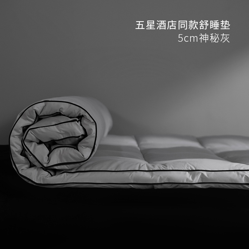 [Gris mystérieux] Matelas de couchage anti-acariens et antibactérien, 5 cm de haut