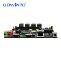 Carte mère PC industrielle 12x12cm Intel Celeron J1900 2x Affichage 8x USB 2.0 1x USB3.0 pour Kiosque et Signalétique