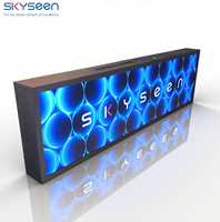 SKYSEEN écran double face personnalisé écran de signalisation numérique LCD écran d'affichage à cristaux liquides Interface USB pour la lecture vidéo