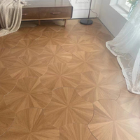 Carreau de grain de bois 520x600 en faux bois pour chambre à coucher et salon Carreau de sol moderne en velours doux et léger irrégulier en feuille de lotus pour chambre à coucher et salon