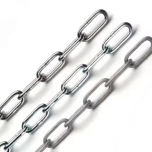 Finition en zinc de haute qualité électro galvanisé chaîne de levage soudée lisse élingue ancre DIN5685A chaîne à maillons standard - Product Image 6