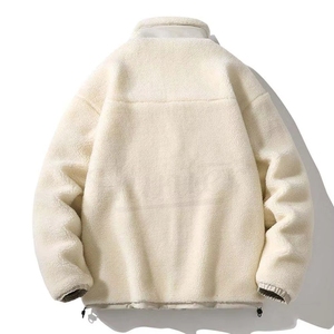Chaqueta Polar Sherpa Cálida y Holgada con Capucha para Hombre, con Bolsillo con Cierre, Personalizada para Caza, Resistente al Viento - Product Image 2