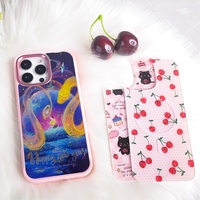 Coque de téléphone à panneau arrière magnétique remplaçable pour Iphone17/17pro/17promax/17air avec le serpent léopard coloré de dorure