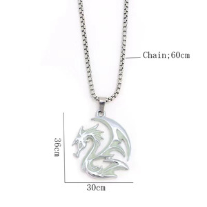 Collar Luminoso de Bambú con Patrón de Dragón de la Dinastía Han, Estilo Nacional Vintage, para Hombres, Ideal para Discotecas y Baile - Product Image 2