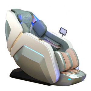 Fauteuil de massage moderne en cuir de haute qualité à huit fonctions, 4D, zéro gravité, pour le corps entier, équipé de masseurs pour les pieds et la taille - Product Image 4