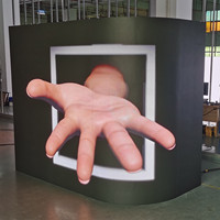 Meilleures ventes 2026 TOALED Écran de projection LED 4K 3D pour mur vidéo extérieur à vision directe PH6 pour centres commerciaux, signalétique et éducation