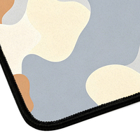 Tapis de souris de jeu esthétique tactique à imprimé camouflage en caoutchouc naturel et tissu polyester, antidérapant et imperméable, pour bureau, ordinateur portable et clavier