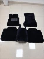 Tapis de sol de voiture en laine australienne de luxe sur mesure 35 mm pour BMW 740i G80 2023, ajustement précis 1:1, robustes, antidérapants, directement de l'usine