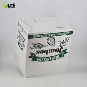 Caja de Polipropileno Corrugado Resistente y Reciclable para Mariscos - Logotipo Personalizado, Impermeable, Apilable, para Almejas Congeladas, Bebidas y Dulces - Product Image 5