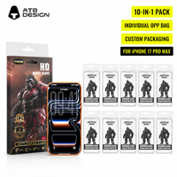 Protection d'écran en hydrogel mat premium anti-traces de doigts, film souple pour iPhone 18 17 16 15, toucher lisse