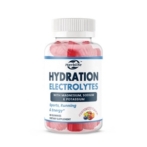 Private Label OEM Electrolyte Hydration Gummies Electrolyte <b>Multiplier</b> with Minerals, Potassium & Real Salt Recovery Support - Product Image 1