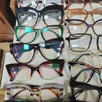 Monture de lunettes pour femme en TR90, assortiment varié, solide, à monture complète, durable, pour un usage quotidien, adaptée à toutes les formes de visage
