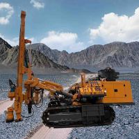 Foreuse DTH intégrée à haute pression d'air pour puits ouverts, foreuse sur chenilles pour trous de dynamitage, pour le forage de roches dans les mines et carrières