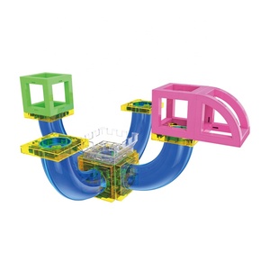 Rompecabezas DIY para adultos, embudo brillante, juego de bloques de canicas, Material plástico ABS PC para carreras de construcción, juguete de construcción educativo - Product Image 2