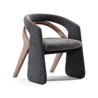 Nouvelle Arrivée Chaises de Salle à Manger Ergonomiques en Tissu de Haute Qualité Style Italien Nordique Moderne Chaise en Bois pour Salon Chambre Appartement