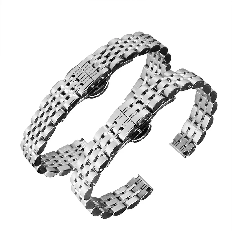 Wholesale Customization Watch Band Solid Stainless Steel 10 12mm Strap for Ladies Watch Quicker Release Watch Bands
