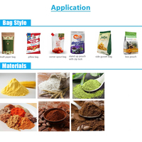 Machine de remplissage de sachets pré-fabriqués à fermeture éclair pour poudre de protéines de lactosérum, nutrition sportive, 4 stations
