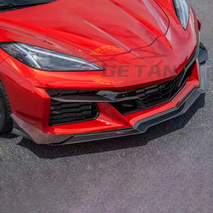 Lèvre de pare-chocs avant en fibre de carbone, canards avant pour Chevrolet <span class=keywords><strong>Corvette</strong></span> <span class=keywords><strong>C8</strong></span> <span class=keywords><strong>Z06</strong></span> Coupé 2 portes <span class=keywords><strong>2023</strong></span>, lèvre avant - Product Image 6