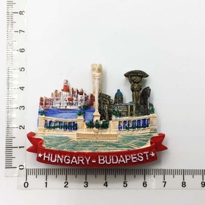 Personalizzato 3D in resina MDF danubio ungherese parlamento pescatore forte Buda castello Souvenir magnete da frigorifero Budapest - Product Image 2