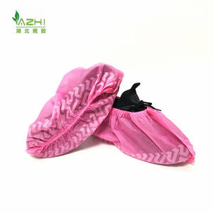 Protège-chaussures jetables antidérapants imperméables roses, très demandés, pour hôpitaux, salles blanches et laboratoires - Product Image 2