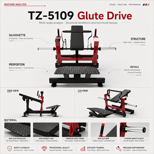 Máquina de Ejercicios para Glúteos, Diseño Innovador y de Última Generación, Equipo Comercial para Desarrollo de Glúteos, Multi Hip Thrust - Product Image 2